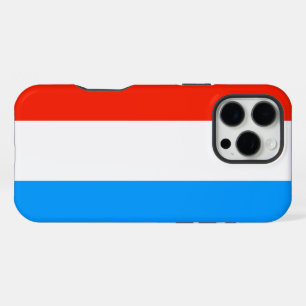 Coque iPhone 16 Pro Max Drapeau du Luxembourg