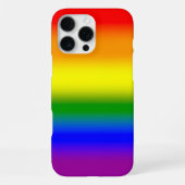 Coque iPhone 16 Pro Max Drapeau Gradient LGBTQ+ Rainbow Pride - Drapeau Ra (Verso)