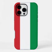 Coque iPhone 16 Pro Max Drapeau Hongrie (Verso)