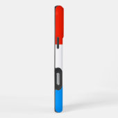 Coque iPhone 16 Pro Max Drapeau Luxembourg (Côté droit)