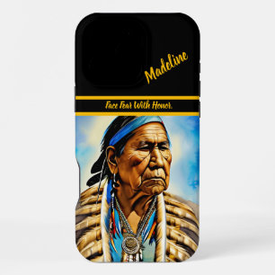 Coque iPhone 16 Pro Max Ecriture tribale : Motifs artistiques