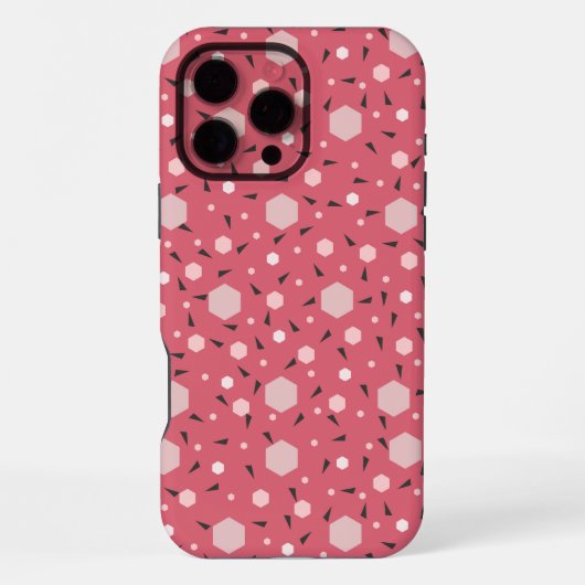 Coque iPhone 16 Pro Max Édition Corail Geo (Verso)