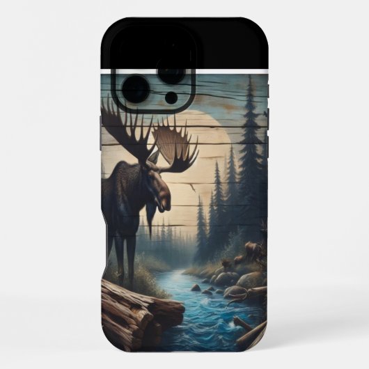Coque iPhone 16 Pro Max Élan Au Clair De Lune (Verso)