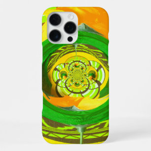 Coque iPhone 16 Pro Max Élégance Dorée : Belle Art de Rose Jaune Africaine