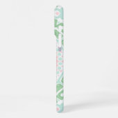 Coque iPhone 16 Pro Max Elegant Mint Rose Mandala Design (Côté gauche)