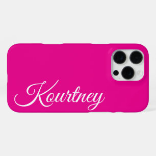 COQUE iPhone 16 PRO MAX ÉLÉGANT MODERNE STYLE CLASSIQUE NOM PERSONNALISÉ R