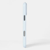 Coque iPhone 16 Pro Max Élégant Monogramme initial bleu moderne (Côté droit)