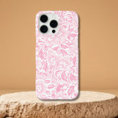 Coque iPhone 16 Pro Max Élégants étuis iPhone avec motif floral rose prote