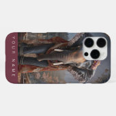 Coque iPhone 16 Pro Max Éléphant Botanique (Verso Horizontal)