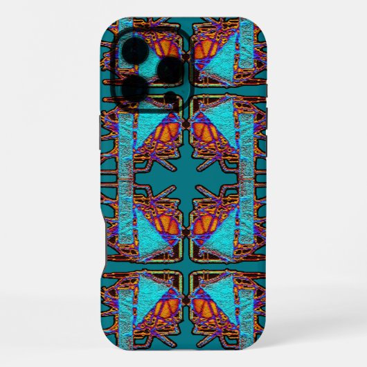 Coque iPhone 16 Pro Max Emblème de rêve de papillons (Verso)