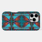 Coque iPhone 16 Pro Max Emblème de rêve de papillons (Verso Horizontal)
