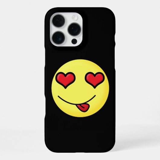 Coque iPhone 16 Pro Max emoji clin d'œil (Verso)