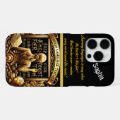 Coque iPhone 16 Pro Max Enseignant de langue étrangère enthousiaste (Verso Horizontal)