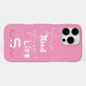 Coque iPhone 16 Pro Max Esprit heureux, vie heureuse Mignon (Verso Horizontal)