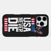 Coque iPhone 16 Pro Max États-Unis ! (Verso Horizontal)