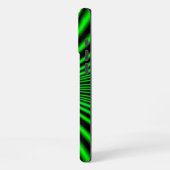 Coque iPhone 16 Pro Max Étoile bleue sur fond vert clair (Côté gauche)