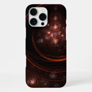 Coque iPhone 16 Pro Max Étoile cramoisie en orbite Art cosmique abstrait