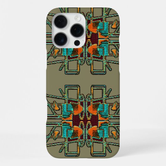 Coque iPhone 16 Pro Max Étoile Tribale (Verso)
