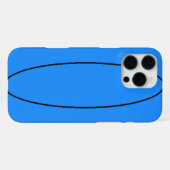 Coque iPhone 16 Pro Max Étui à l'essence ovale (Verso Horizontal)