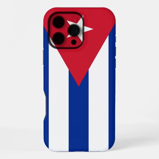Coque iPhone 16 Pro Max Étui Apple iPhone 16 Pro Max, drapeau de Cuba (Verso)