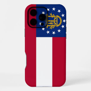 Coque iPhone 16 Pro Max Étui Apple iPhone 16 Pro Max, drapeau de Géorgie