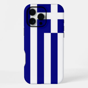 Coque iPhone 16 Pro Max Étui Apple iPhone 16 Pro Max, drapeau de la Grèce