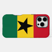 Coque iPhone 16 Pro Max Étui Apple iPhone 16 Pro Max, drapeau du Ghana (Verso Horizontal)