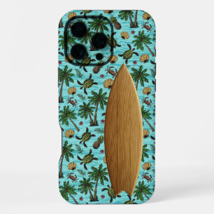 Coque iPhone 16 Pro Max Étui Blue Surfer pour iPhone / iPad