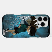 Coque iPhone 16 Pro Max Étui de téléphone anime à double identité (Verso Horizontal)