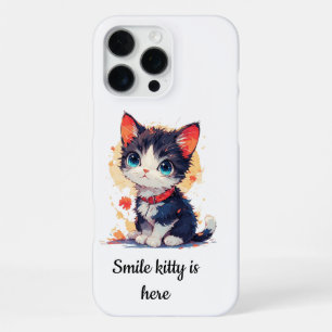 Coque iPhone 16 Pro Max Étui de téléphone avec chat de dessin animé mignon