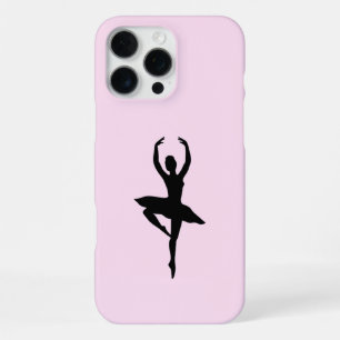 Coque iPhone 16 Pro Max Étui de téléphone ballerine rose