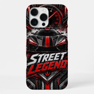Coque iPhone 16 Pro Max Étui de téléphone de voiture de sport Street Legen
