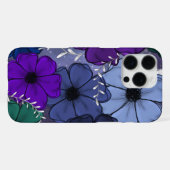 Coque iPhone 16 Pro Max Étui de téléphone floral (Verso Horizontal)