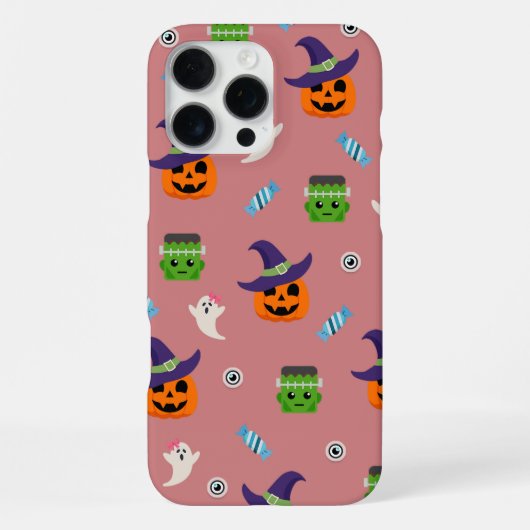 COQUE iPhone 16 PRO MAX ÉTUI DE TÉLÉPHONE HALLOWEEN (Verso)