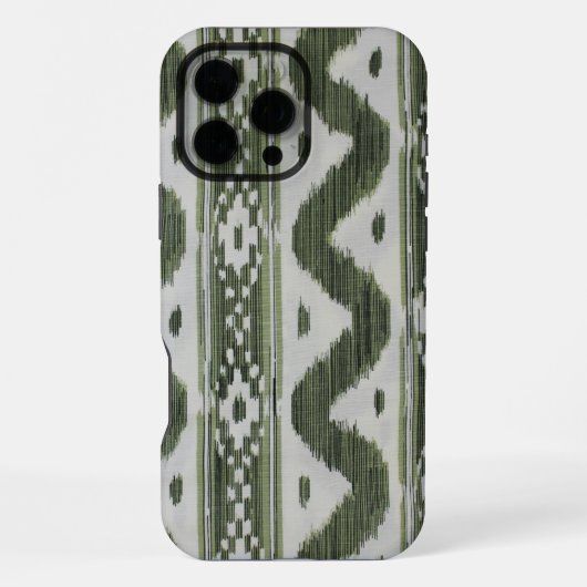 Coque iPhone 16 Pro Max Étui de téléphone Ikat (Verso)