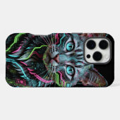 Coque iPhone 16 Pro Max Étui de téléphone Iphone Chat Cybernétique (Verso Horizontal)