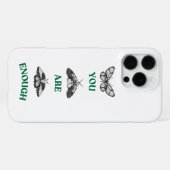 Coque iPhone 16 Pro Max Étui de téléphone Papillon (Verso Horizontal)