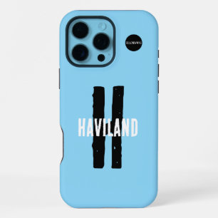 Coque iPhone 16 Pro Max Étui de téléphone personnalisé HAMbWG