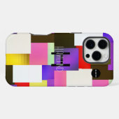 Coque iPhone 16 Pro Max Étui de téléphone portable à design abstrait moder (Verso Horizontal)