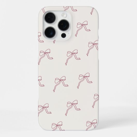 Coque iPhone 16 Pro Max Étui de téléphone rose 🎀 (Verso)