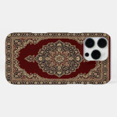 Coque iPhone 16 Pro Max Étui de téléphone tapis persan rouge classique – M (Verso Horizontal)