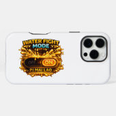 Coque iPhone 16 Pro Max Étui de téléphone Water Fight Mode ON (style gamin (Verso Horizontal)