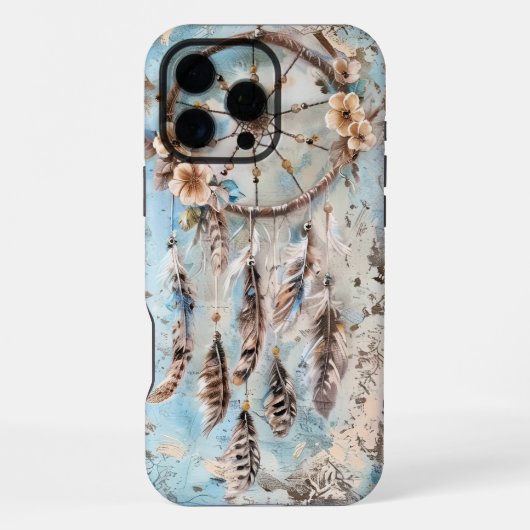 Coque iPhone 16 Pro Max Étui iPhone 16 / iPad Dreamcatcher en plume (Verso)
