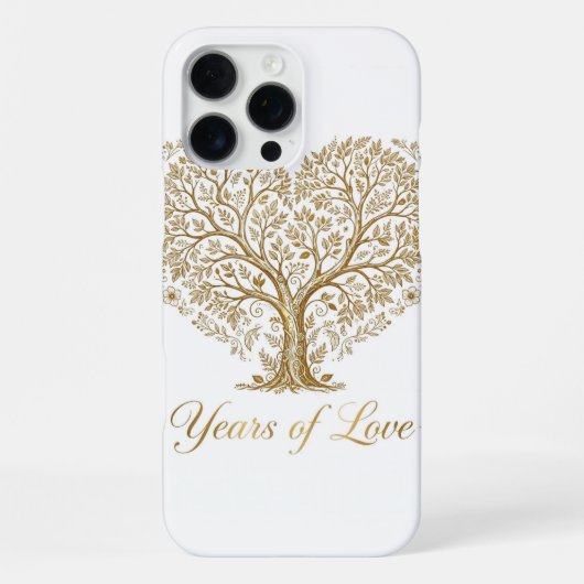 Coque iPhone 16 Pro Max Étui iPhone 16 Pro Max Années d'Amour (Verso)