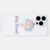 Coque iPhone 16 Pro Max Étui iPhone 16 Pro Max Baby Shower (Verso Horizontal)