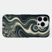 Coque iPhone 16 Pro Max Étui iPhone à tourbillon liquide psychédélique (Verso Horizontal)