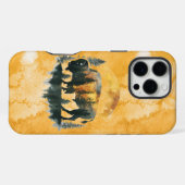 Coque iPhone 16 Pro Max Étui iPhone amérindien avec Bison (Verso Horizontal)