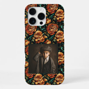 Coque iPhone 16 Pro Max Étui Iphone avec photo de rose pour enterrement de