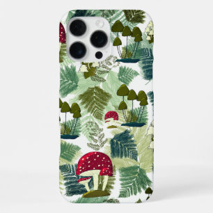 Coque iPhone 16 Pro Max Étui iPhone Forêt de Champignons