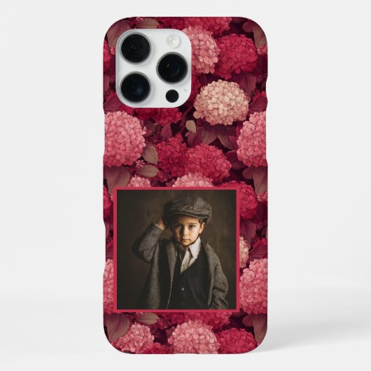 Coque iPhone 16 Pro Max Étui Iphone hydrangea Cool pour enterrement de vie (Verso)